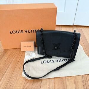 Louis Vuitton Black Monochrome My Lock Me BB Crossbody Bag